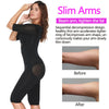 Colombianas Post-Surgery Full Body Arm Shaper Body Suit Powernet Girdle Black Waist Trainer Corsets Slimming Shapewear