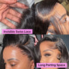 250% Density Loose Body Wave Short Bob Human Hair Brazilian 13x4 HD Lace Front Wig For Black Women Glueless Frontal Closure Wigs