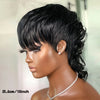 Human Hair Mullet WigsBody WaveBrazilian RemyWigs For Women Short Pixie Cut Wigs Full Machine Made Wig