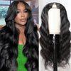 250 Density Upgrade V Part Wigs Body Wave Wig 32inch Machine Made Brazilian Human Hair Fit For All Head Sizes For Women