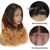 Highlight Body Wave Wig Ombre Body Wave Lace Front Human Hair Wigs For Women 13x4 Lace Frontal Wig 4X4 Lace Closure Wig 180%