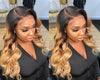 Highlight Body Wave Wig Ombre Body Wave Lace Front Human Hair Wigs For Women 13x4 Lace Frontal Wig 4X4 Lace Closure Wig 180%