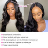 250 Density Upgrade V Part Wigs Body Wave Wig 32inch Machine Made Brazilian Human Hair Fit For All Head Sizes For Women