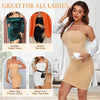 Women's Strapless Shapewear Slip Under Dress Full Slips Dress Tummy Control Camisole Full Body Shaper Seamless Corset Underwear
