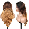 Highlight Body Wave Wig Ombre Body Wave Lace Front Human Hair Wigs For Women 13x4 Lace Frontal Wig 4X4 Lace Closure Wig 180%