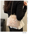 Butterfly Embroidery Dinner Party Ladies Chain Crossbody Bag Elegant Simple Female Handbags Chinese Style Women's Shoulder Bags