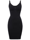 MISSMOLY Women Full Body Shapewear Camisole Slips V Neck Slimming Shaper Waist Trainer Corset Tummy Control Slip Under Dresses