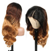 Highlight Body Wave Wig Ombre Body Wave Lace Front Human Hair Wigs For Women 13x4 Lace Frontal Wig 4X4 Lace Closure Wig 180%