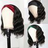 Brazilian Remy Human Hair Wig Headband Body Wave Full Machine Made Wig for Women 180% Density