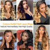 Highlight Body Wave Wig Ombre Body Wave Lace Front Human Hair Wigs For Women 13x4 Lace Frontal Wig 4X4 Lace Closure Wig 180%